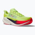 Scarpe da corsa uomo Hoka Mach X 3 neon yuzu/squid ink