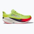 Scarpe da corsa uomo Hoka Mach X 3 neon yuzu/squid ink 3