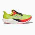 Scarpe da corsa HOKA Rocket X 3 neon yuzu/squid ink 3