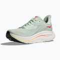 Scarpe da corsa da donna HOKA Clifton 10 sea glass/neon flame 2
