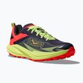 Scarpe da corsa uomo HOKA Zinal 3 squid ink/neon yuzu
