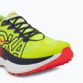 Scarpe da corsa uomo HOKA Rocket X Trail neon Yuzu/neon flame 7