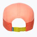 Cappellino con visiera HOKA Trail Race neon cantaloupe 4
