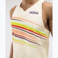 Maglietta da running da uomo HOKA Race Day Singlet alabaster flare 6