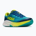 Scarpe da corsa per bambini HOKA Rincon 4 electric aqua/neon hoka citrus