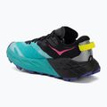 Scarpe da corsa donna HOKA Speedgoat 7 black/electric aqua 3