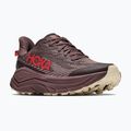 Scarpe da corsa donna HOKA Challenger 8 GTX black/varsity burgundy