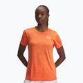 Maglietta da allenamento donna Under Armour Tech Twist arancione base/bianco