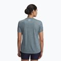 Maglietta da allenamento donna Under Armour Tech Twist jasper blue/white 2