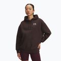 Felpa donna Under Armour Icon Fleece Hoodie kona brown/white