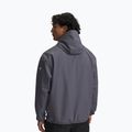 Felpa da uomo Under Armour Unstoppable Woven Hoodie Castlerock/White 2