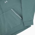 Felpa donna Under Armour Rival Fleece Piped HZ Hoodie jasper blue/white 5