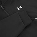 Felpa da donna Under Armour Rival Fleece Piped HZ Hoodie nero/bianco 5