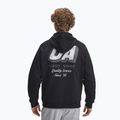 Felpa da uomo Under Armour Rival Fleece HBR Logo Hoodie nero/bianco 2