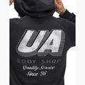 Felpa da uomo Under Armour Rival Fleece HBR Logo Hoodie nero/bianco 3