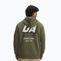 Felpa da uomo Under Armour Rival Fleece HBR Logo Hoodie marine da green/stone 2