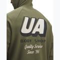 Felpa da uomo Under Armour Rival Fleece HBR Logo Hoodie marine da green/stone 3