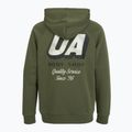 Felpa da uomo Under Armour Rival Fleece HBR Logo Hoodie marine da green/stone 5