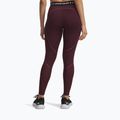 Leggings sportivi da donna Under Armour ColdGear Textured dark maroon/fuchsia dusk/white 3