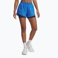 Pantaloncini da running donna Under Armour Fly By 2in1 blue atlantis/washed navy/reflective