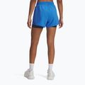 Pantaloncini da running donna Under Armour Fly By 2in1 blue atlantis/washed navy/reflective 3