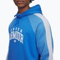 Felpa da uomo Under Armour Rival Fleece Colorblock Hoodie blu atlantis/bianco 3