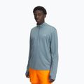 Felpa running uomo Under Armour Launch 1/4 Zip jasper blue/reflective
