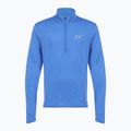 Felpa da corsa da uomo Under Armour Launch 1/4 Zip blu atlantis/riflettente