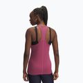 Maglia da allenamento donna Under Armour HeatGear Armour Racer fuchsia dusk/white 2