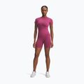 Pantaloncini donna Under Armour Vanish Seamless fuchsia dusk/dark maroon/dark maroon 2