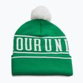 Berretto invernale da uomo Under Armour Halftime Pom Beanie team kelly green/white/white 2