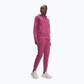 Pantaloni da donna Under Armour Rival Fleece dark maroon/white fuchsia dusk/white 2