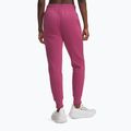 Pantaloni da donna Under Armour Rival Fleece dark maroon/white fuchsia dusk/white 3