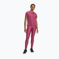 Leggings donna Under Armour Tech Wordmark Tape fuchsia dusk/black/white 2