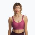 Reggiseno sportivo Under Armour Infinity Mid fuchsia dusk/dark maroon