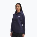 Felpa donna Under Armour Icon Fleece Taped Hoody washed navy/white