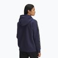 Felpa donna Under Armour Icon Fleece Taped Hoody washed navy/white 2