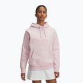Felpa donna Under Armour Rival Fleece Hoodie prime pink light heather/prime pink