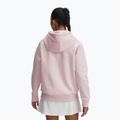 Felpa donna Under Armour Rival Fleece Hoodie prime pink light heather/prime pink 2