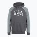 Felpa da uomo Under Armour Rival Fleece Colorblock Hoodie castlerock/mod gray/white 3