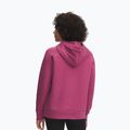 Felpa da donna Under Armour Rival Fleece Shimmer Hoody fuchsia dusk/irisdescent 2