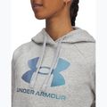 Felpa da donna Under Armour Rival Feelce Shimmer Hoody mod gray light heather/iridescent 3