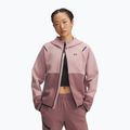 Felpa donna Under Armour Unstoppable Fleece HZ tourmaline pink/maroon mist/black
