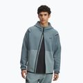 Felpa uomo Under Armour Unstoppable Fleece Full Zip HD jasper blue/serpentine/black
