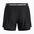 Pantaloncini da allenamento per bambini Under Armour UA Tech Play Up 2IN1 Shorts black/black/white 2