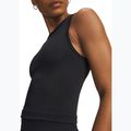 Maglietta da allenamento donna Under Armour Project Rock Seamless nero/antracite 3