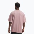 Maglietta da uomo Under Armour Woven Label Heavyweight tourmaline pink/black 2