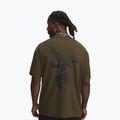 T-shirt da allenamento uomo Under Armour Project Rock Q4 Expedition Green/Black 2