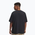 T-shirt da uomo Under Armour Logo Heavyweight nero/bianco 2