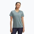 Maglietta da allenamento donna Under Armour Tech V-Twist jasper blue/white